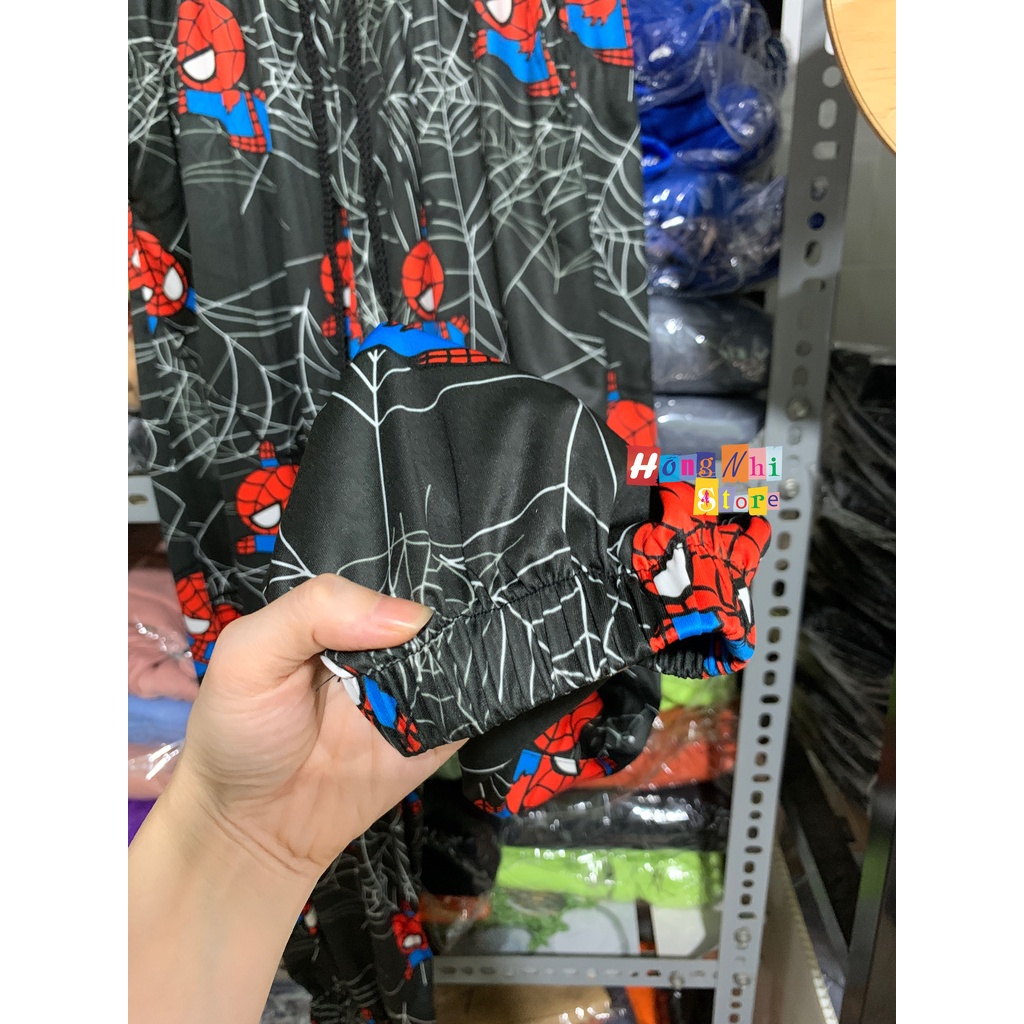 Quần Hoạt Hình Dài Bo Lai Người Nhện Spider Man Cartoon Pant V2 Oversize Ulzzang Unisex - MM