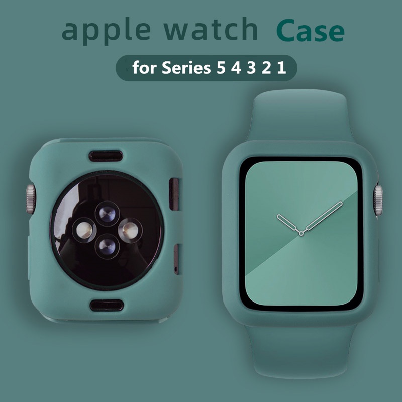 Ốp tpu silicon siêu mỏng màu kẹo thích hợp cho Apple Watch Series 7 6 Se 5 4 3 2 1 Iwatch 45mm 41mm 40mm 44mm 38mm 42mm