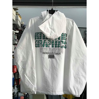 Áo khoác dù rap trắng - Gin store