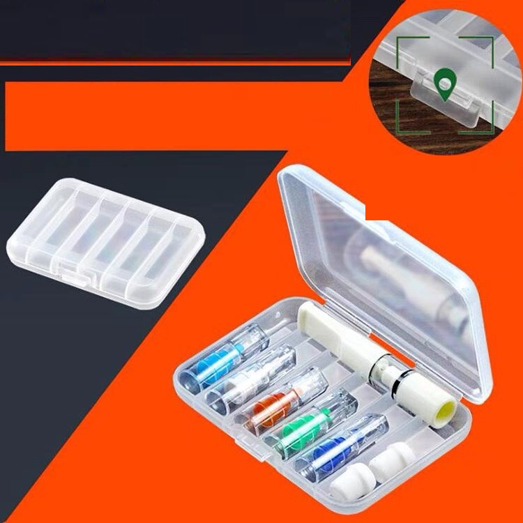 Hộp đựng phụ kiện khuyên tai khuyên mũi nhiều ngăn nhỏ mini