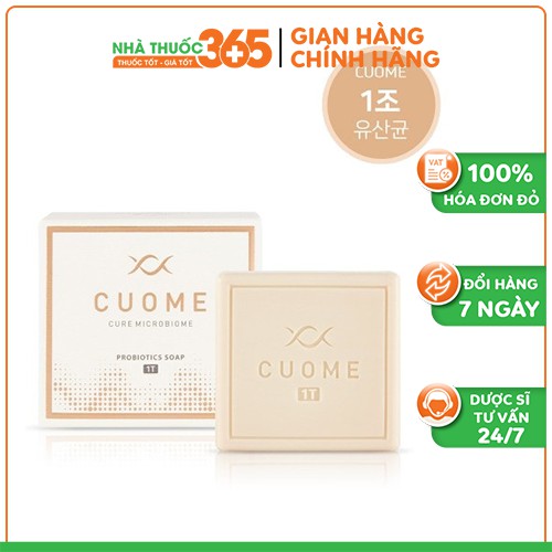 Xà Phòng Giảm Mụn Cuome Probiotics Face And Body Soap Làm Sạch Da Chuyên Sâu