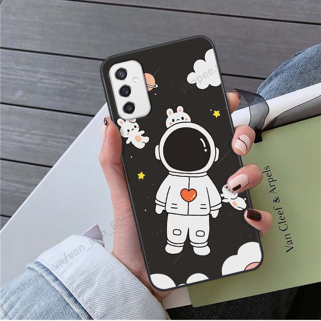 Ốp Samsung M52 5G hình bầu trời, phi hành gia đẹp, ốp lưng điện thoại samsung galaxy viền dẻo cao cấp