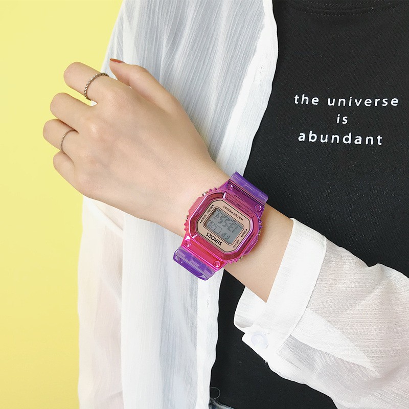 Đồng hồ thể thao nữ & trẻ em SHHORS màu sắc cá tính 718XC. | BigBuy360 - bigbuy360.vn