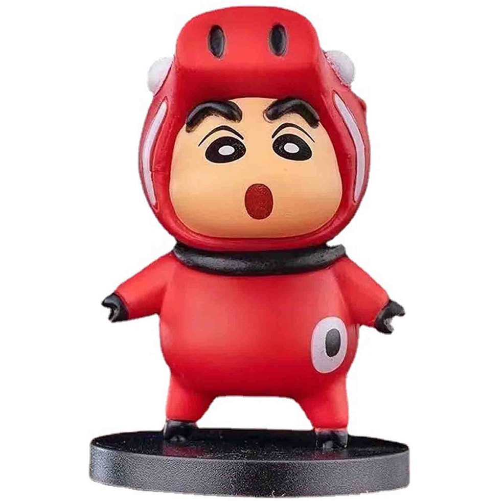 Set 8 Mô Hình Nhân Vật Shin Chan Hoạt Hình Trang Trí Bánh Kem