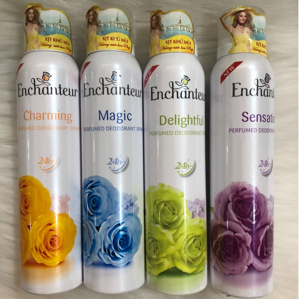 Xịt khử mùi hương nước hoa Enchanteur 150ml