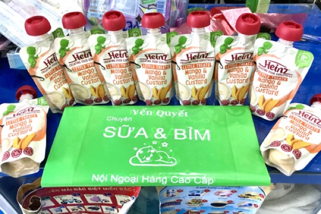 heinz mango and vanilla custard