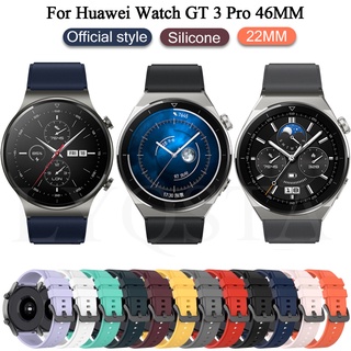 Dây Đeo Silicon 22mm Cho Đồng Hồ Thông Minh Huawei Watch GT3 Pro 46mm