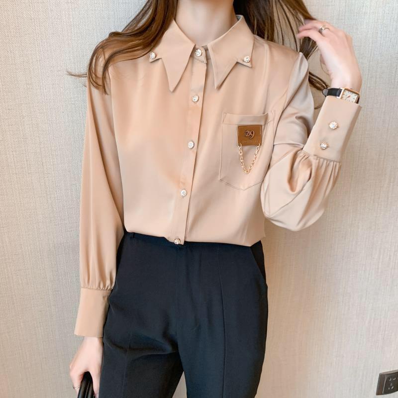 Áo Sơ Mi Chiffon Màu Sắc Thời Trang Công Sở Cho Nữ