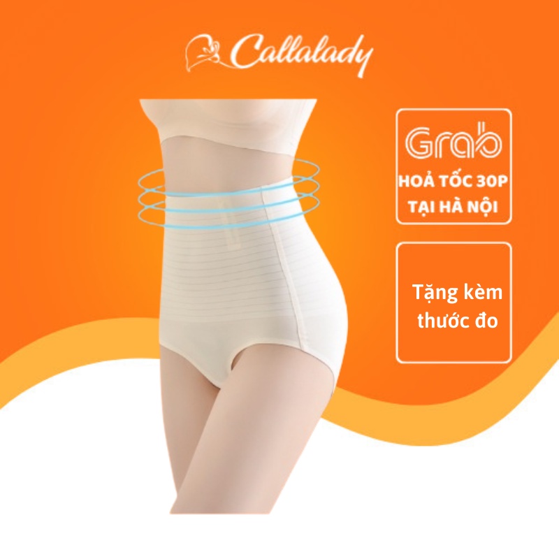 Quần Gen Nịt Bụng CallaLady 4 thanh chống cuộn định hình bụng giảm mỡ bụng nâng mông siêu mỏng mát