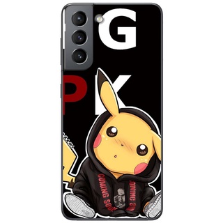 Ốp lưng Samsung Galaxy S21, S21 Plus, S21 Ultra in hình Pika ngồi bệt