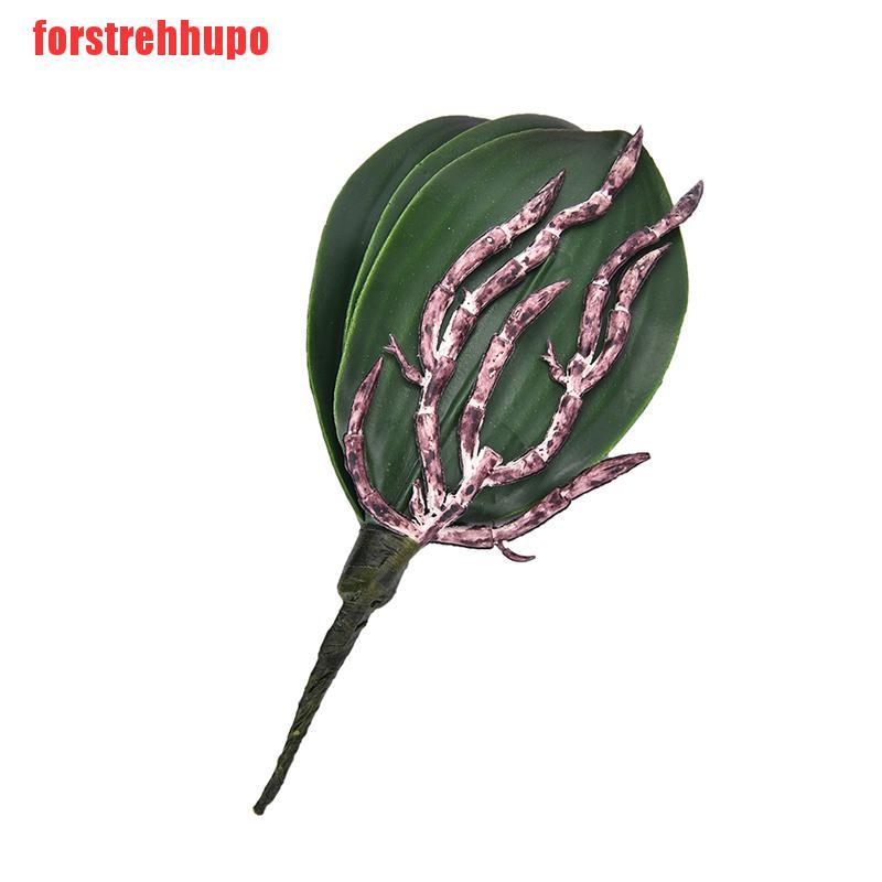 {forstrehhupo}Artificial Green Rose Leaves/Butterfly Orchid Silk Leaf Beauty Plant Decor New