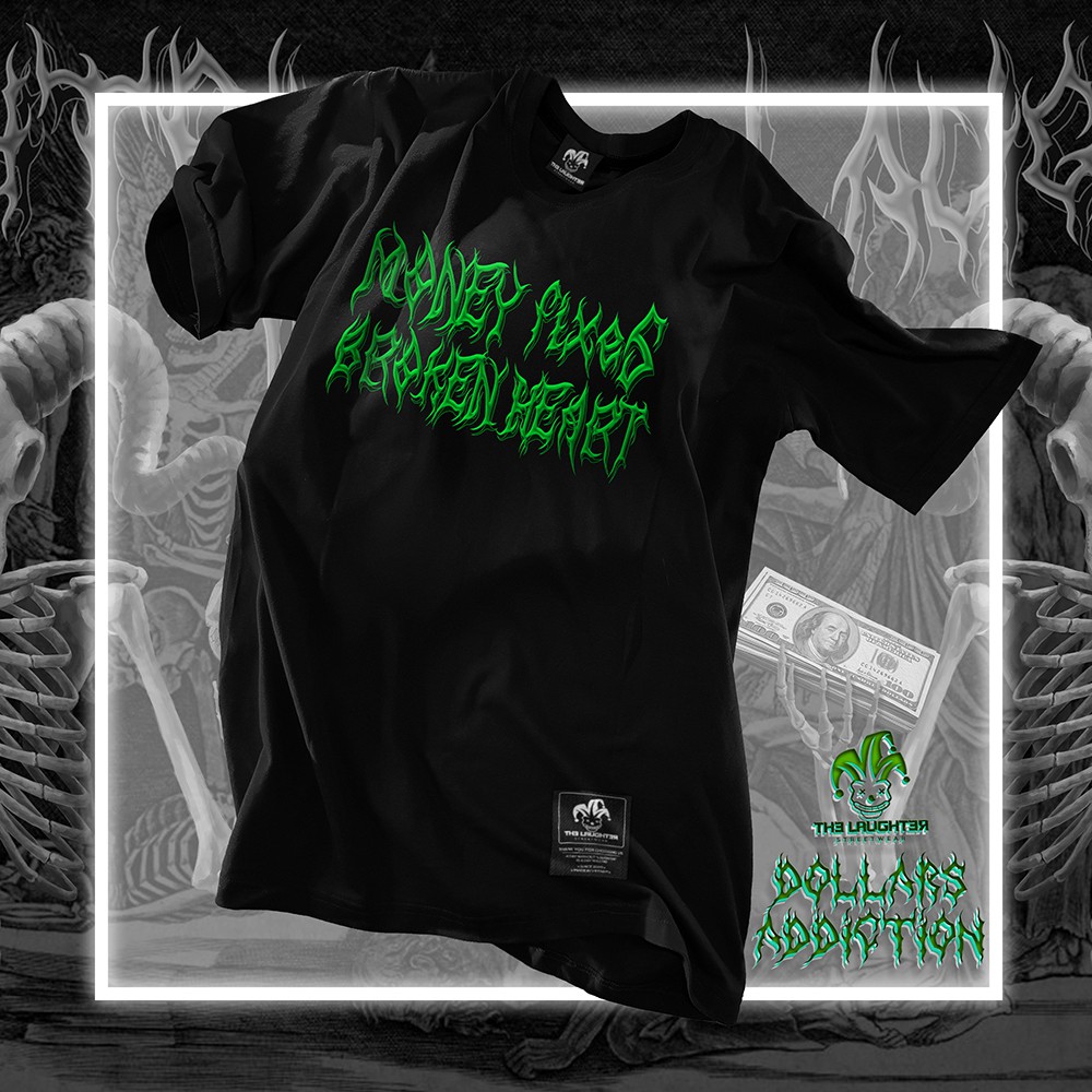 The Laughter - Áo Phông Dollar$ Addiction T Shirt - 100% Cotton