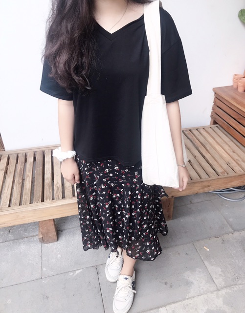 Chân Váy hoa nhí tầng | BigBuy360 - bigbuy360.vn