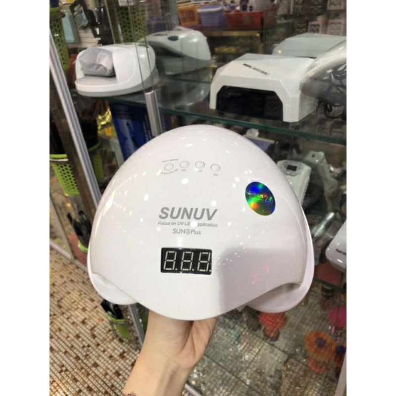 Máy hơ sun5plus tem xanh 48w hàng công ty chính hãng uvled sun 5 plus tem xanh bảo hành 3 tháng