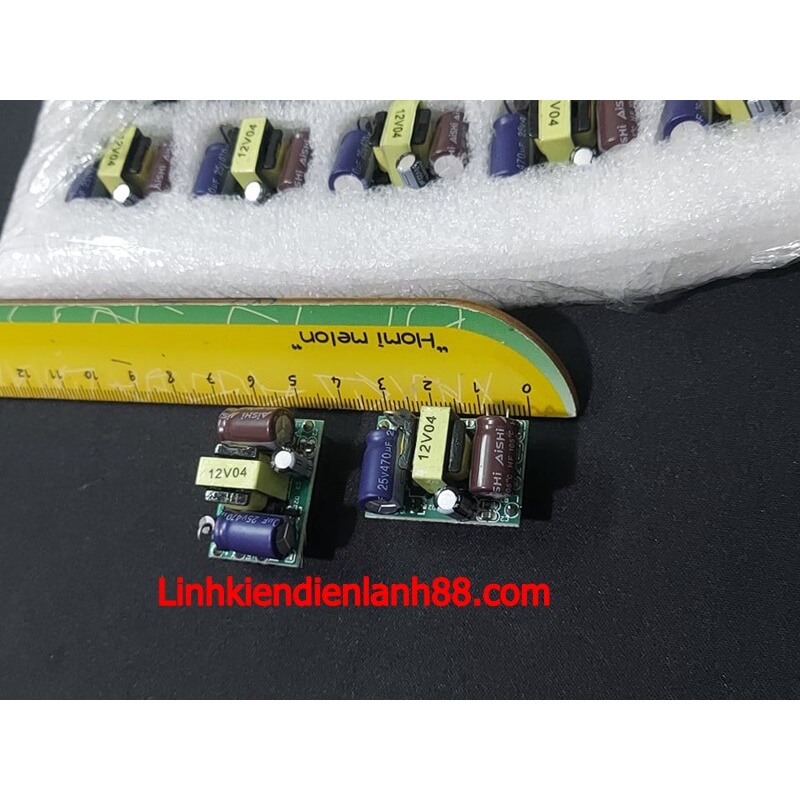 Module Nguồn Xung Mini 2*3cm Dáng Nằm 12V 400MA