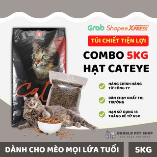 Combo 5kg hạt thức ăn mèo Cateye / Catsrang hạt dinh dưỡng Hàn Quốc dành cho mèo mọi lứa tuổi Donald Pet Shop