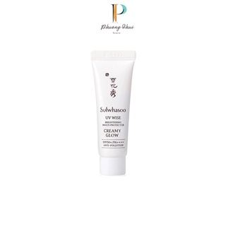 Kem Chống Nắng Trắng Da Sulwhasoo Creamy Glow Spf50+/pa ++++ 10ml Cấp Ẩm, Căng Bóng Da