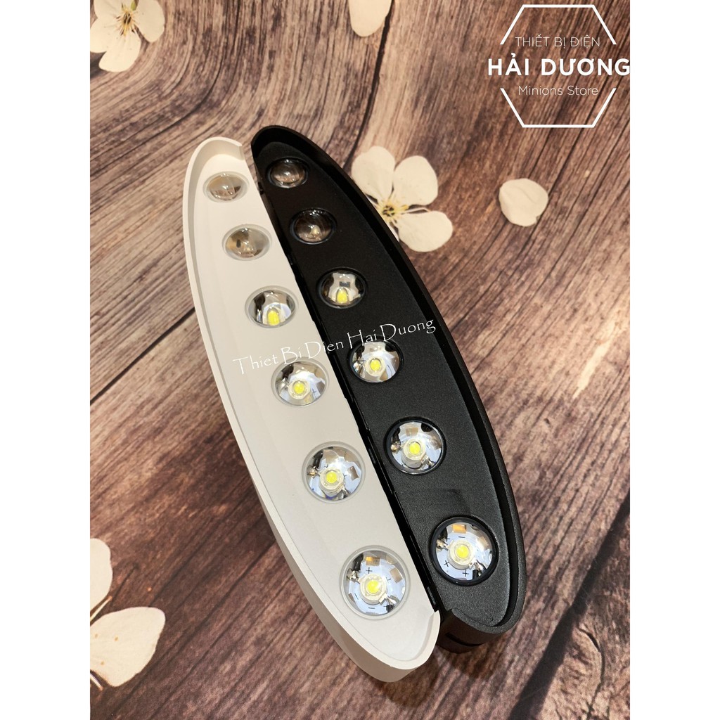 Đèn trang trí hắt tường 2 đầu TN190 - 12w ,TN193 -10W chống nước TN190 (Đen/Trắng) - Energy Green Lighting