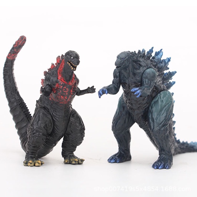 Size 7-8cm  Mô Hình Quái Vật Godzilla - Rồng 3 Đầu - Kong