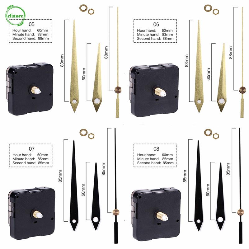 Bộ cơ cấu máy sửa chữa thay thế đồng hồ kim thạch anh chiều dài 12mm chiều dài ren 5mm