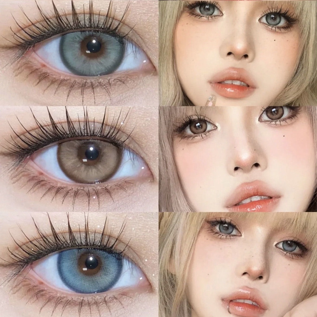 Kính Áp Tròng Màu Xanh Dương Cho Búp Bê Barbie
