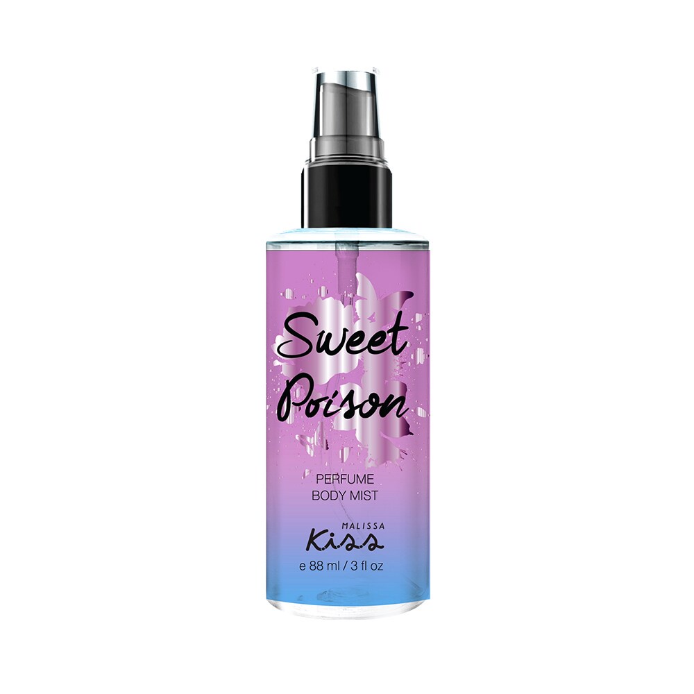 Combo Malissa Kiss Sweet Poison (Sữa Dưỡng Thể Trắng Da 226g + Xịt Thơm Toàn Thân 88ml)