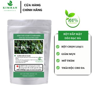 100Gr Bột đắp mặt nạ Dẻo Bạc Hà