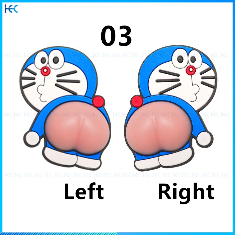 Miếng Dán Cao Su Dễ Thương Chống Va Chạm Chống Trầy Cho Cửa Xe Hơi