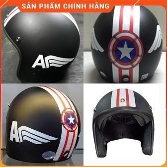 Mũ bảo hiểm 3/4 đầu Captain America