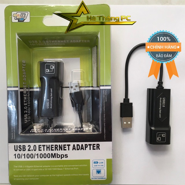 Cáp Chuyển USB To LAN RJ45 xịn | BigBuy360 - bigbuy360.vn