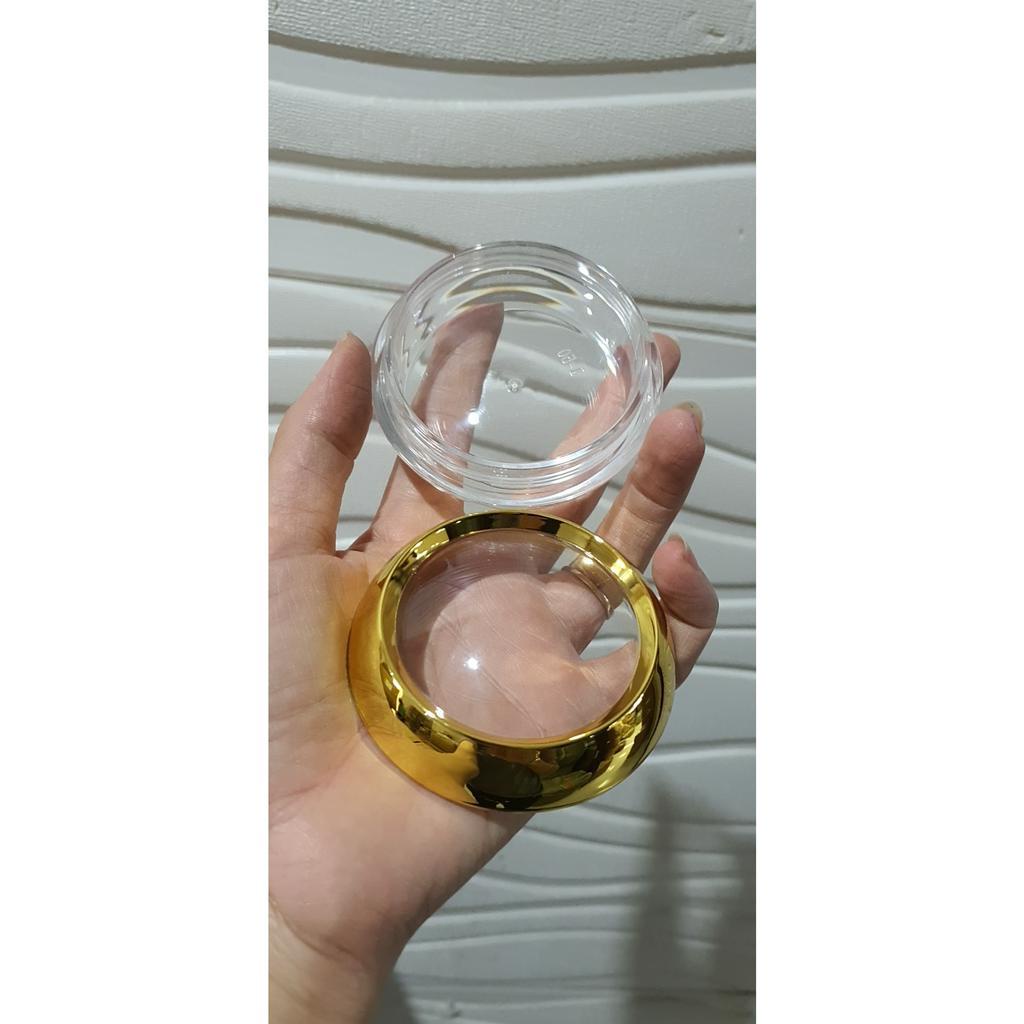 Hũ 50g đựng mỹ phẩm màu vàng, đựng safaron, đựng viên nang