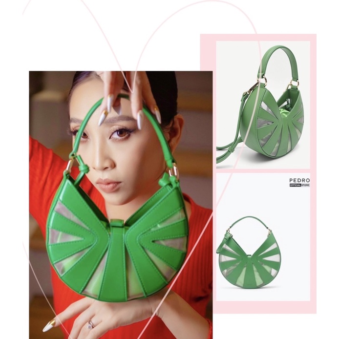 TNS-Túi cặp nách form hobo siêu  Riata hobo shoulder bag--Phối màu độc đáo