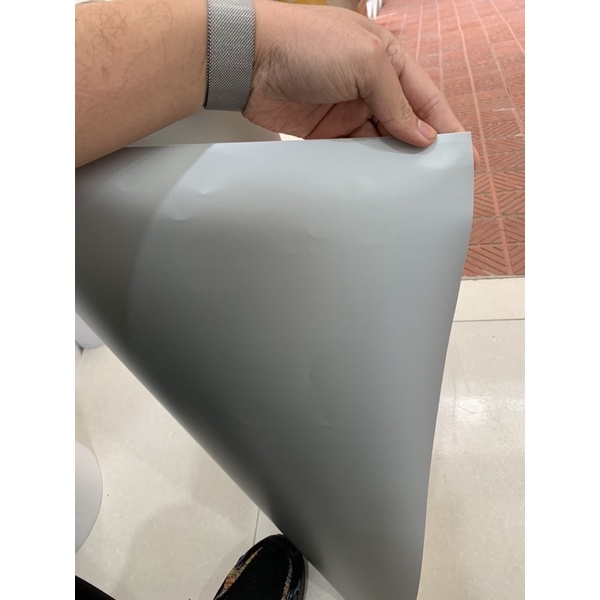 Decal Màu Bạc Cán Nhám Chanlong Loại Đẹp Khổ Rộng 60cm x Dài 1m