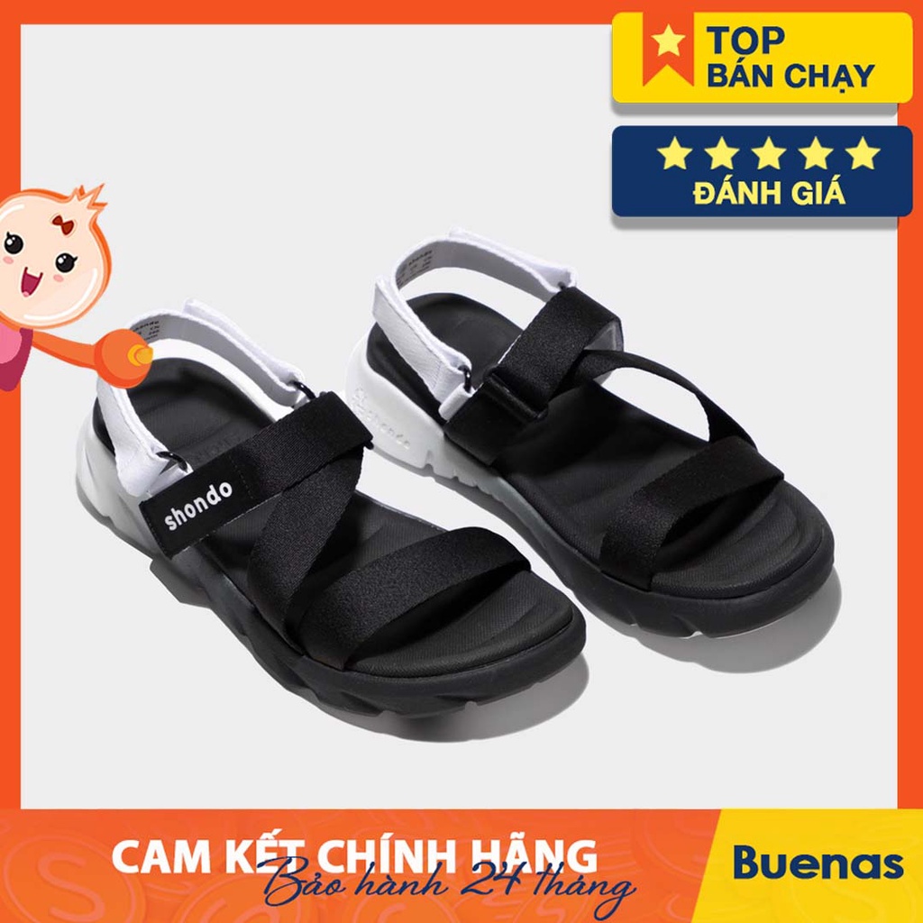 Sandal Shondo Shat 2 màu F6 Sport Ombre F6S0110 đen trắng giày dép nữ Việt Nam