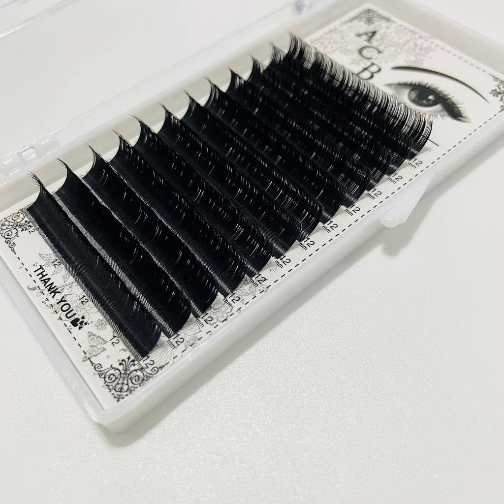 Mi khay ACB dày 0.18,0.20 độ cong C,D dùng nối volume, classic, tạo fan, dụng cụ nối mi_THÚY HÀ