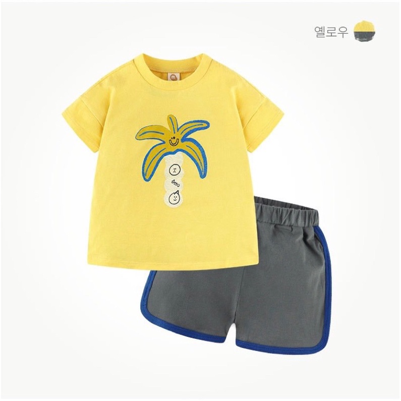 Bộ thun Milkmile hình cây-HÀNG SALE KO ĐỔI TRẢ