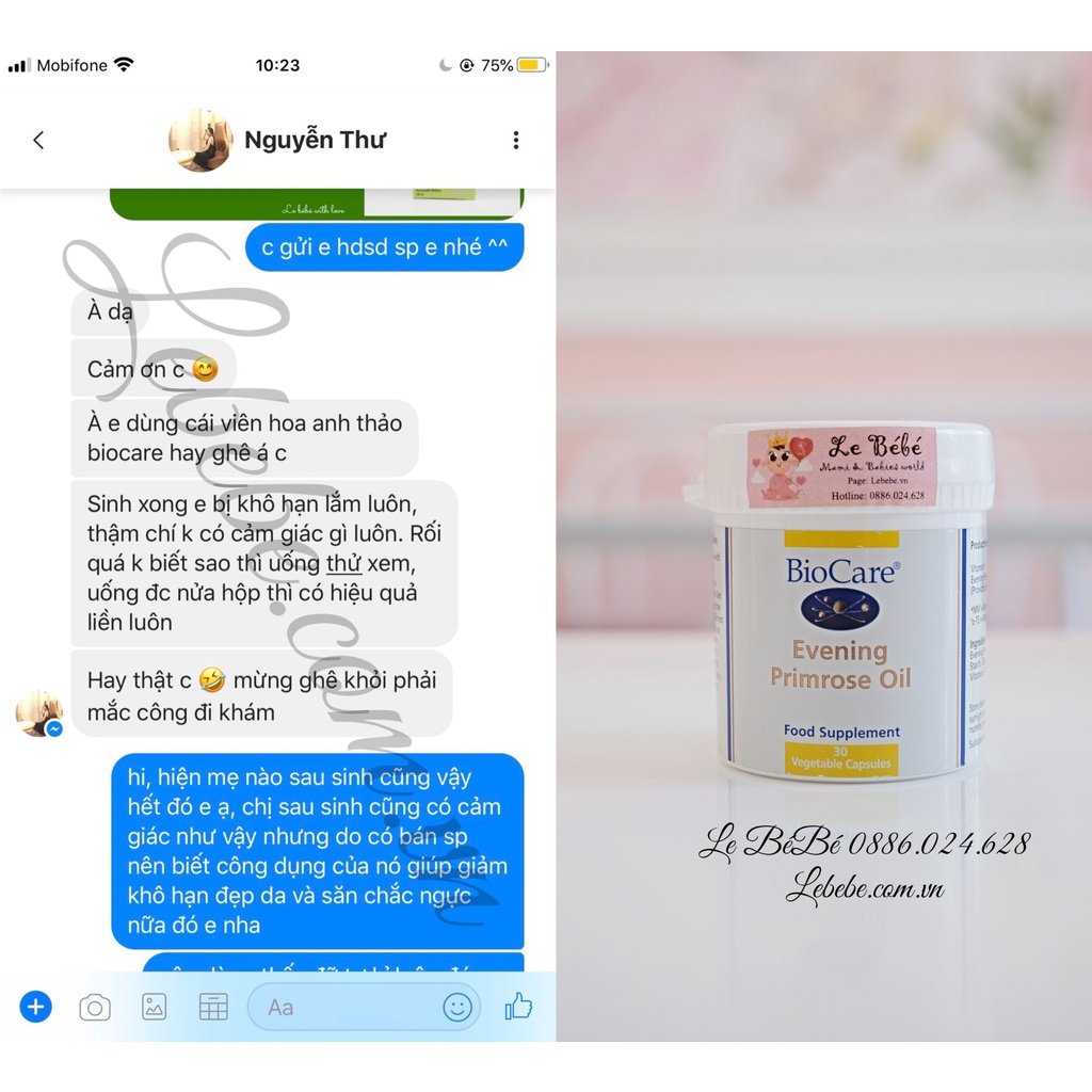 Tinh dầu hoa anh thảo Biocare