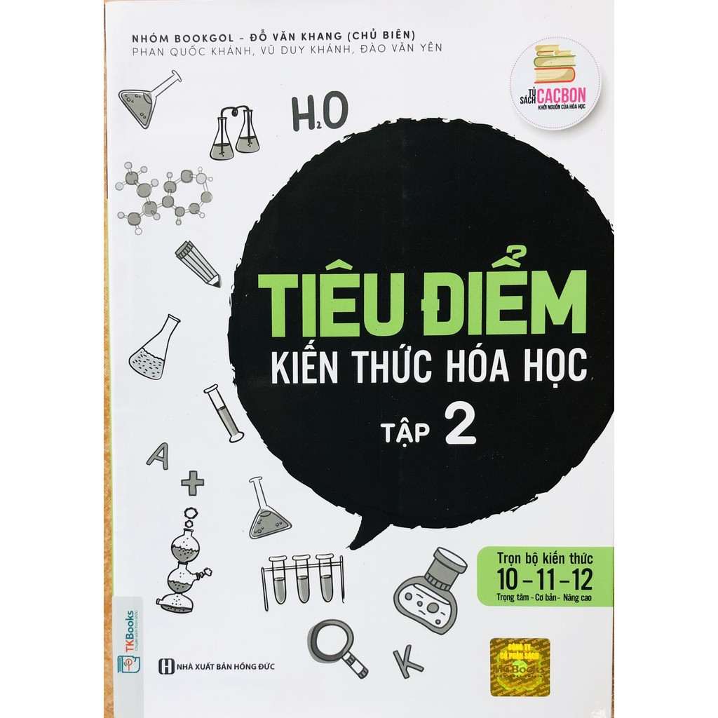 Sách Combo Tiêu Điểm Kiến Thức Hóa Học (Tập 1 + 2)