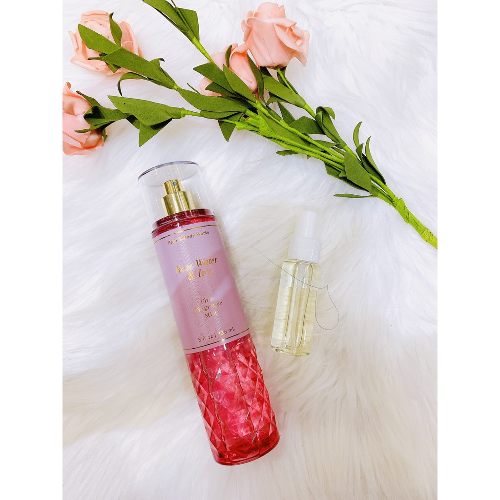 [33ML]Nước hoa xịt toàn thân BBW Bath & Body works Rose Water & Ivy