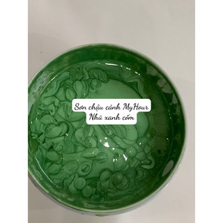 Sơn nhũ xanh cốm, Sơn Chậu Cảnh, Sơn Chậu Kiểng My Hour