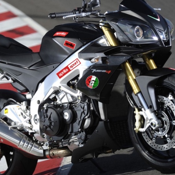 1 PC Aprilia Đua xe phản quang cao Dán xe máy Mũ bảo hiểm Motocross Cá tính Đề can trang trí cho Aprilia RSV RSV4 Tuono RS