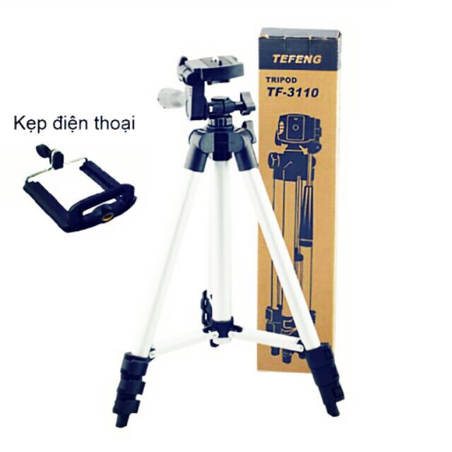 [ Free Ship ] Chân Đế Chụp Hình Tripod 3110 Có Kẹp.