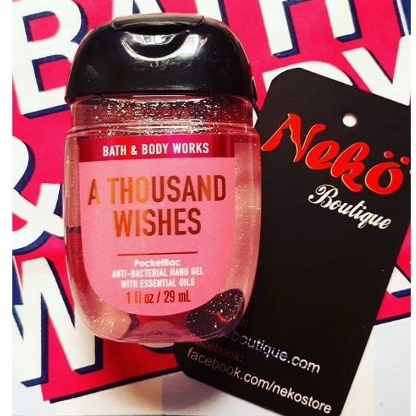 Nước rửa tay khô Bath and Body Works,gel rửa tay khô BBW, sát khuẩn, có bill us - Hand Sanitizer 29ml