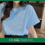 Áo thun tay lỡ nam nữ, áo phông unisex form rộng chất cotton mát mịn thấm hút mồ hôi in hình