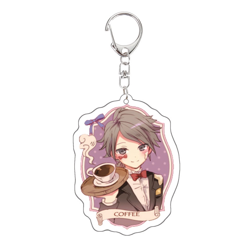 flowersqueen Móc Khóa Nhựa Acrylic Hình Nhân Vật Anime