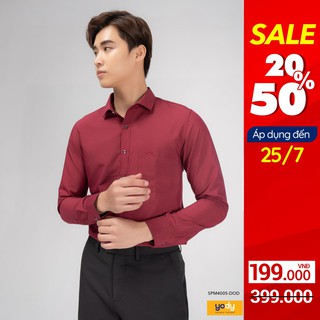 Áo Sơ Mi Nam Dài Tay YODY Cổ Đức Chất Lụa Nến Cao Cấp Phong Cách Hàn Quốc SPM4005