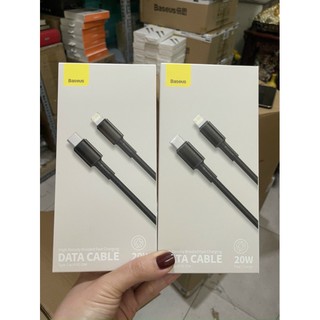 Cáp sạc nhanh 20w pd usb type c baseus dành cho iphone 12, iphone 11, xs max / macbook ipad pro