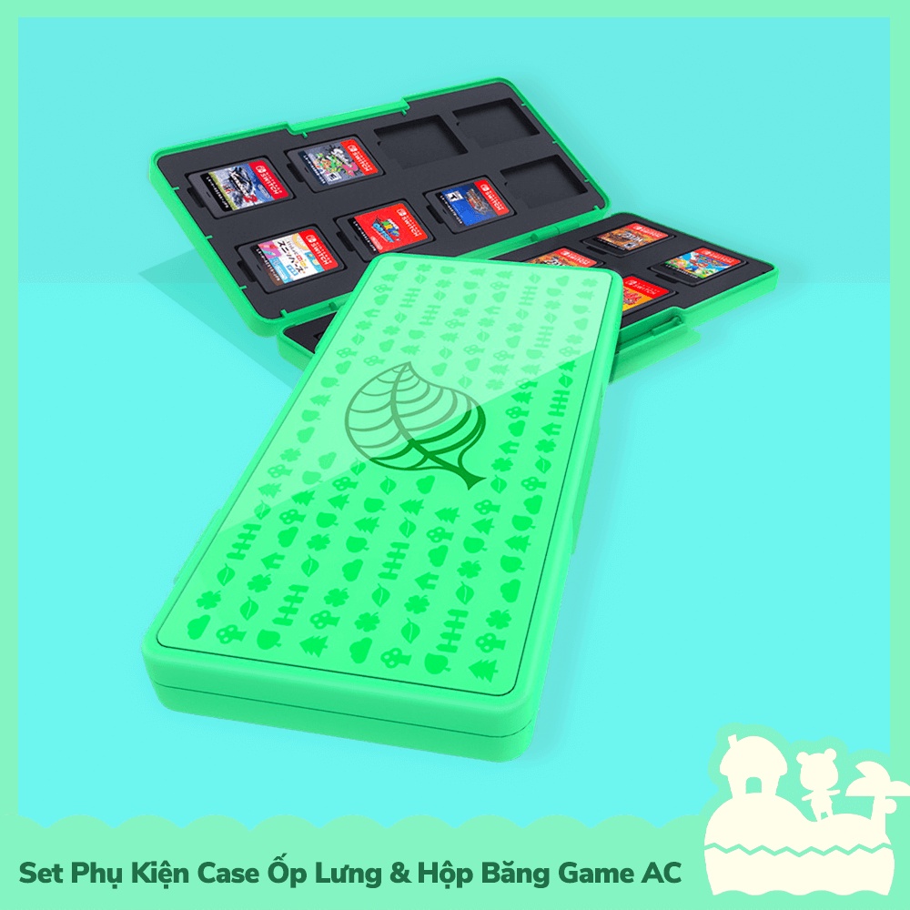 [Sẵn VN - NowShip] Set Phụ Kiện IINE Case Ốp Lưng & Hộp Băng Game Chủ