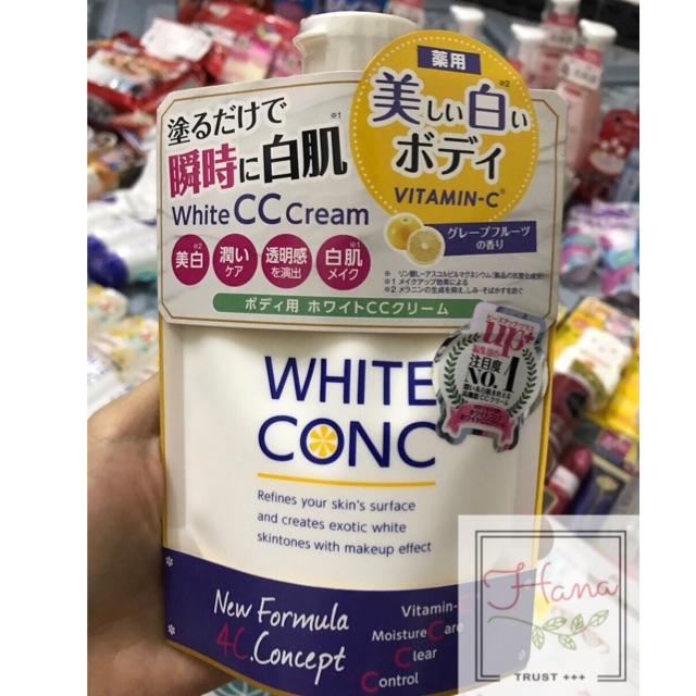 Kem dưỡng trắng body White ConC