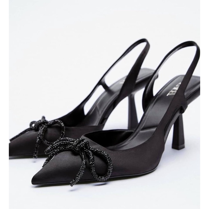 Sandal zara nơ đá